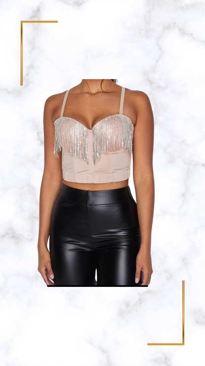 Tina Embellished Crop