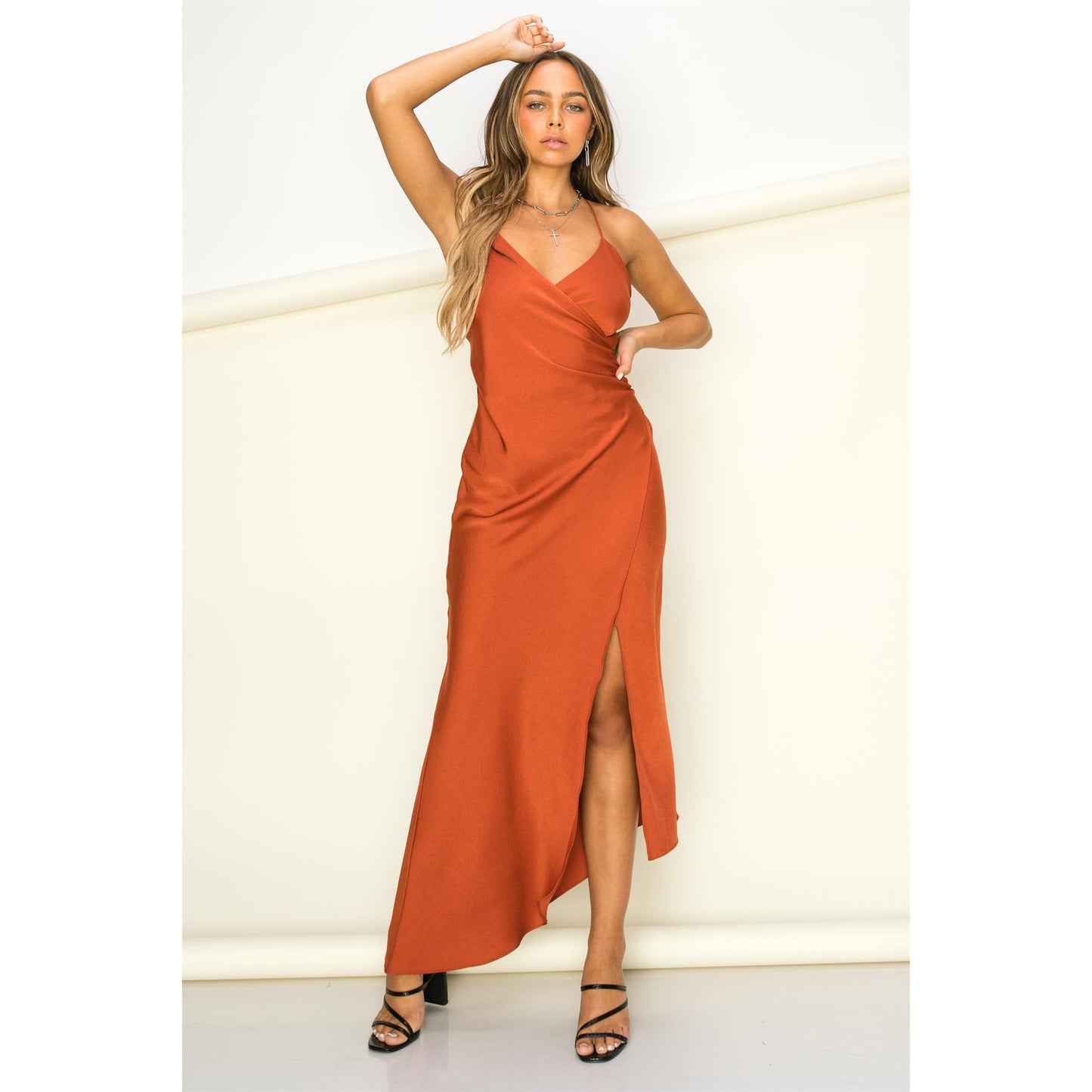 Shonnie Wrap Midi Dress