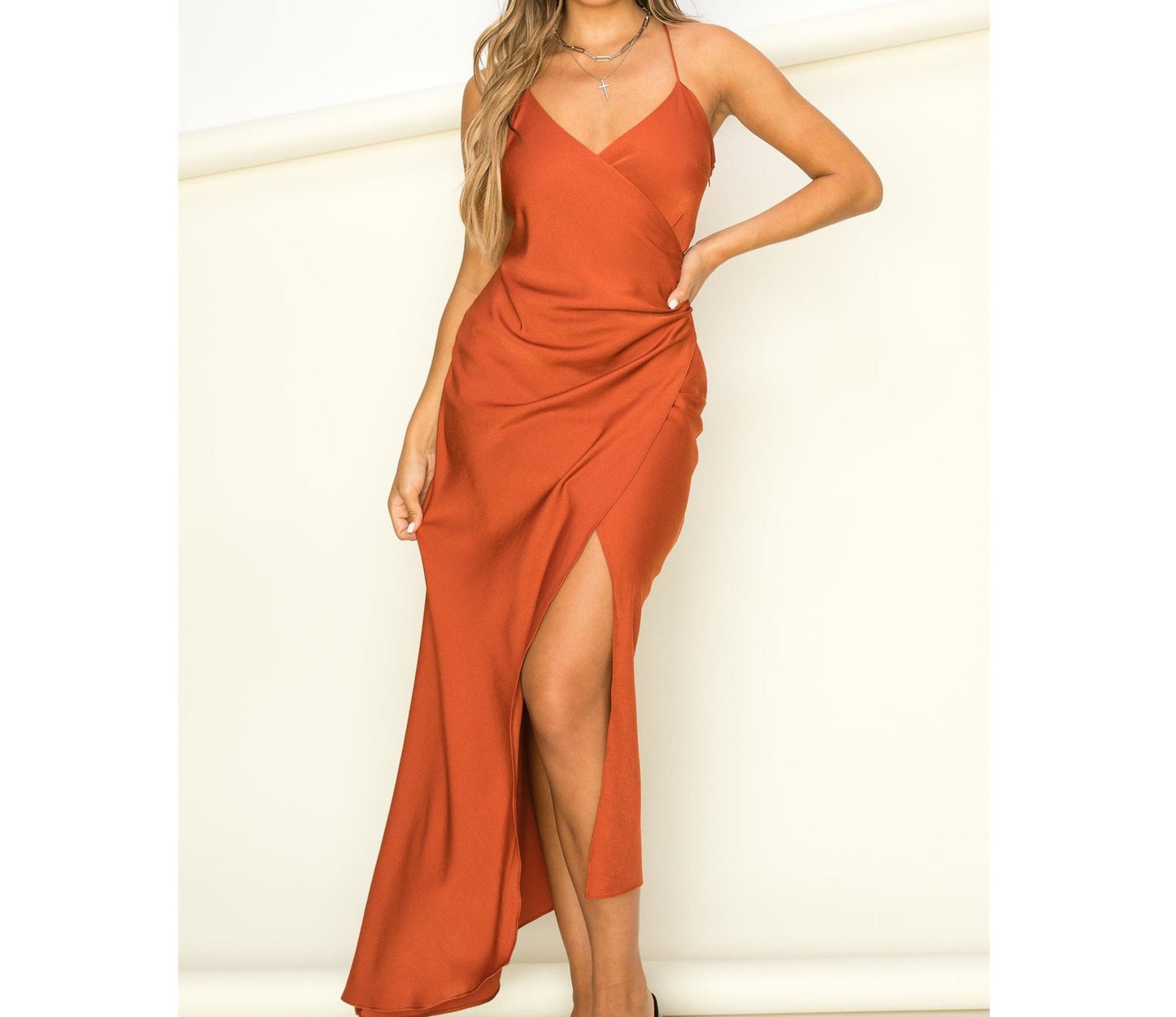 Shonnie Wrap Midi Dress